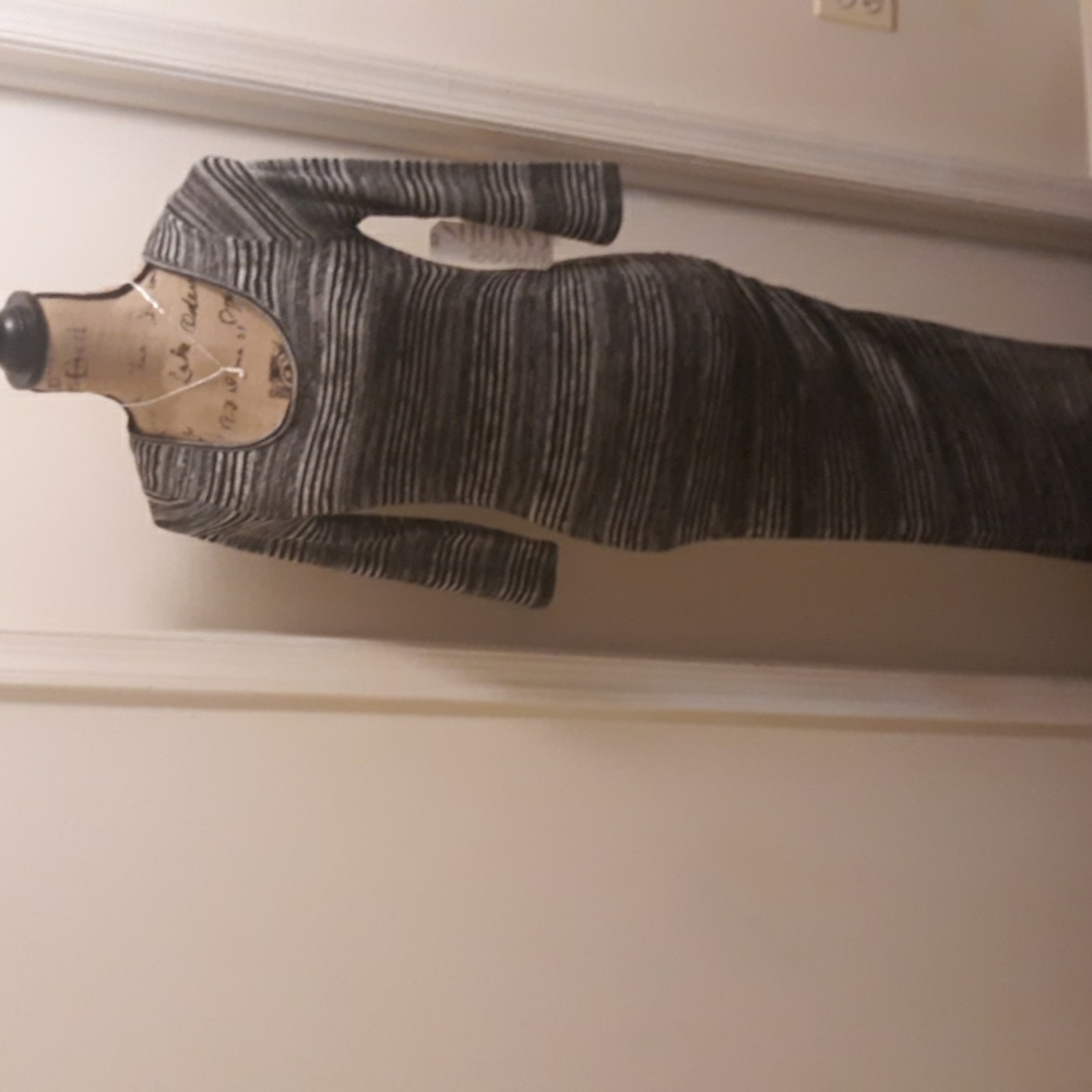 A sweater dress